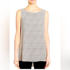 Eileen Fisher Broken Chevron Tunic Tank Top